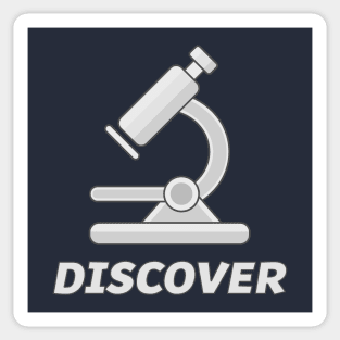 Cool Biology Science Microscope T-Shirt Sticker